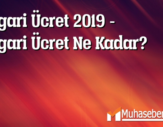 Asgari Ücret 2019 - Asgari Ücret Ne Kadar?